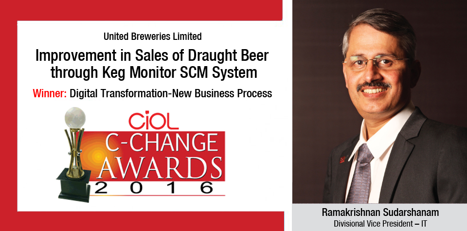 India. United Breweries Limited’s: Improvement in Sales of Draught Beer through KEGMONITOR SCM System