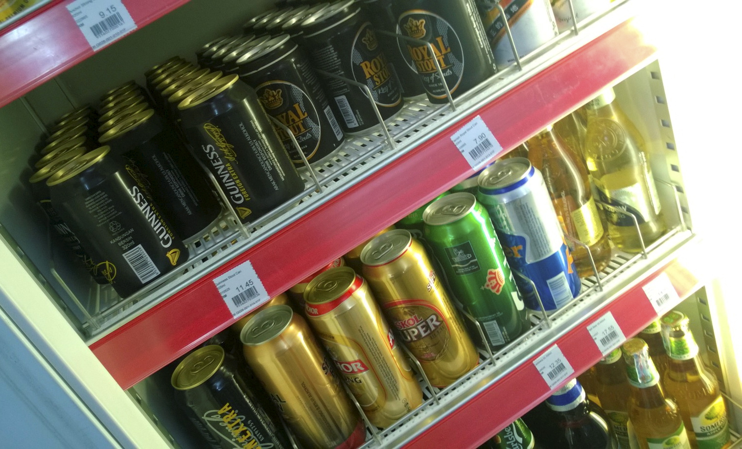 Booze tax goes up in Malaysia