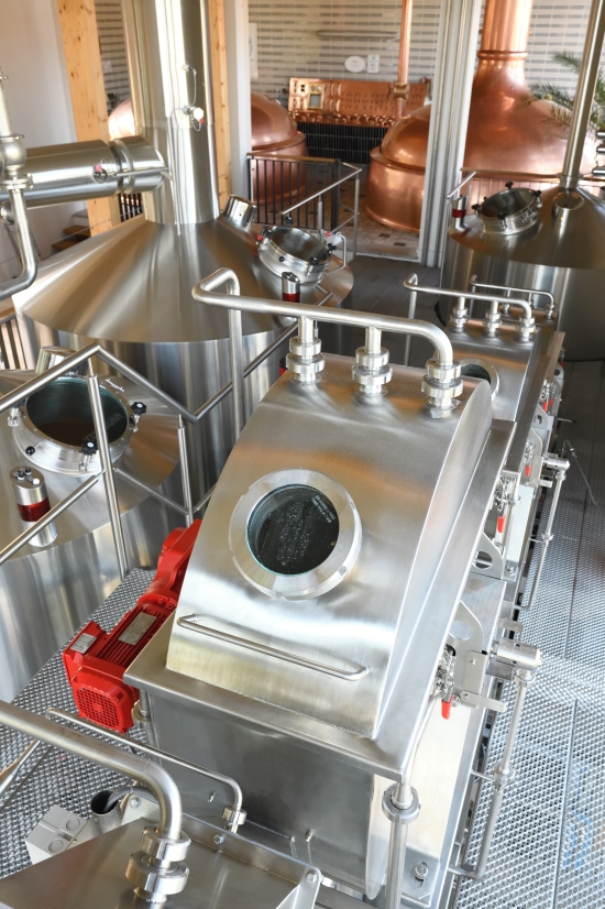 Fig. 7: 69 m2 for 120.000 hl – the OMNIUM brewhouse requires a small net area.